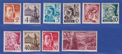 Franz zone baden 1948 - zone, 1948-49