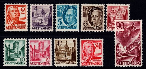 Fanzösische zone württemberg - fanzösische,