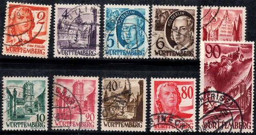Württemberg 1948 28 - württemberg, 28-37