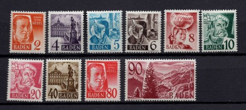 Baden 37 postfrisch - baden,