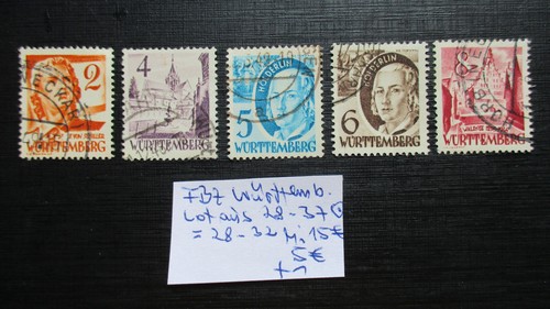Franz zone württemberg - württemberg, 1948