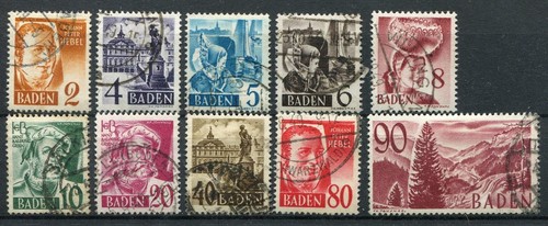 1896 zone baden 1948 1949 - fr.zone, 1948/1949